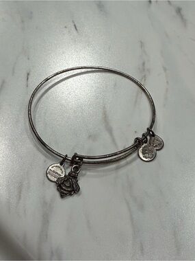 Alex & Ani Bangle Bracelet Jewelry - Silver - Bumble Bee Bug Insect